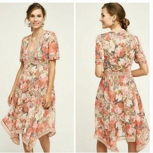 Anthropologie Ranna Gill rose bouquet dress 4